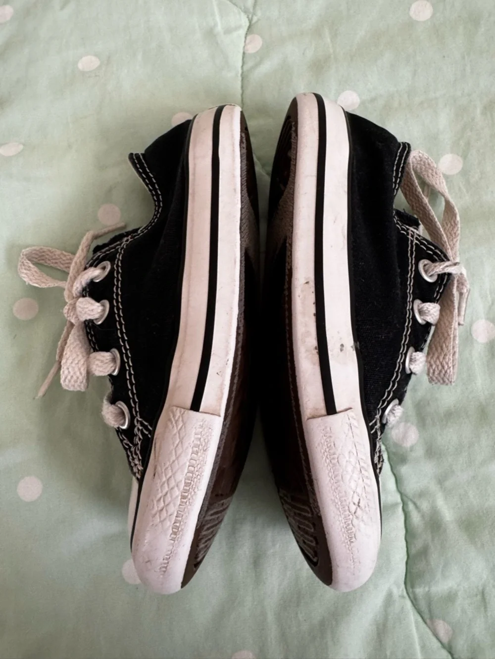 Converse black sneakers Toddler size 8